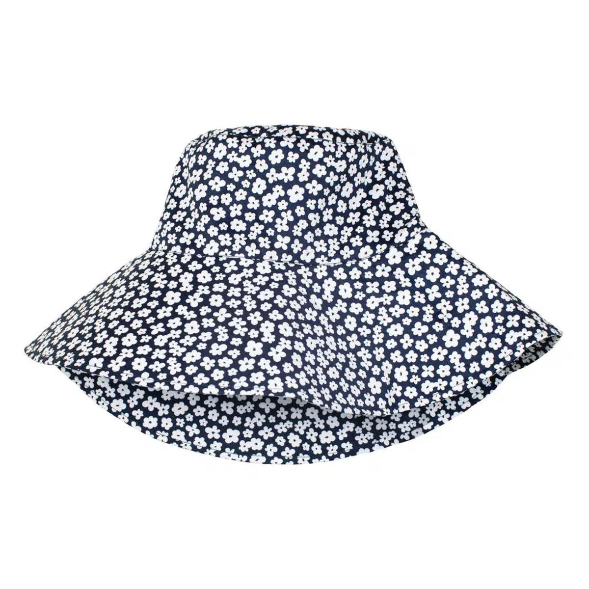Mikoh Panda Sun Hat in Navy Blue Navy Mitla Print Cord Beach Hat – Universal Works main image 3