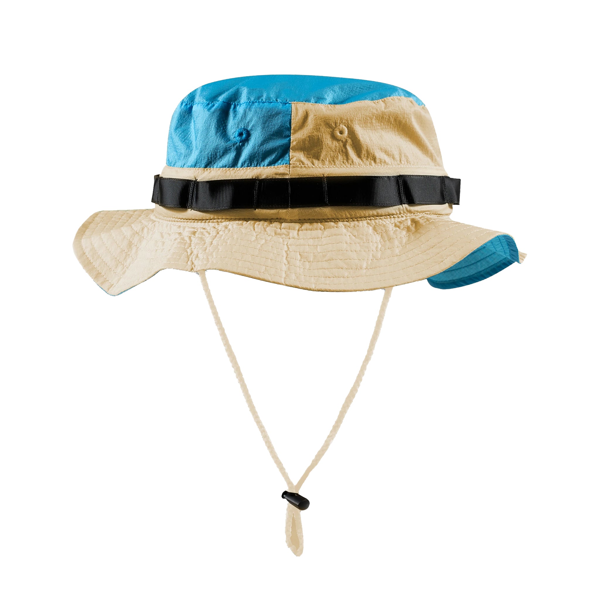 Paper Plane Colorblock Safari Bucket hat - blue | Garmentory