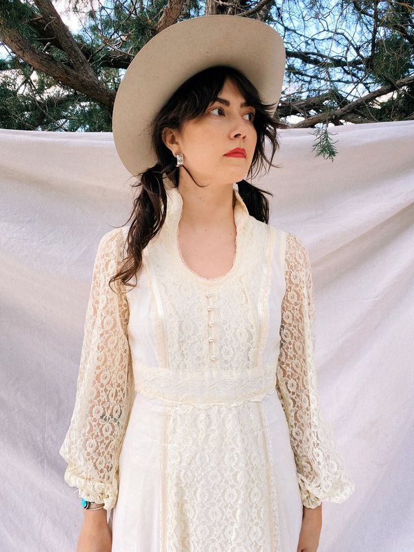 Vintage Gunne SaxSWEET AS A DOVE DRESS - cream | Garmentory