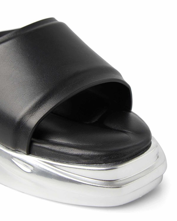 1017 ALYX 9SM Mono Slides - Black/Silver | Garmentory display picture 1