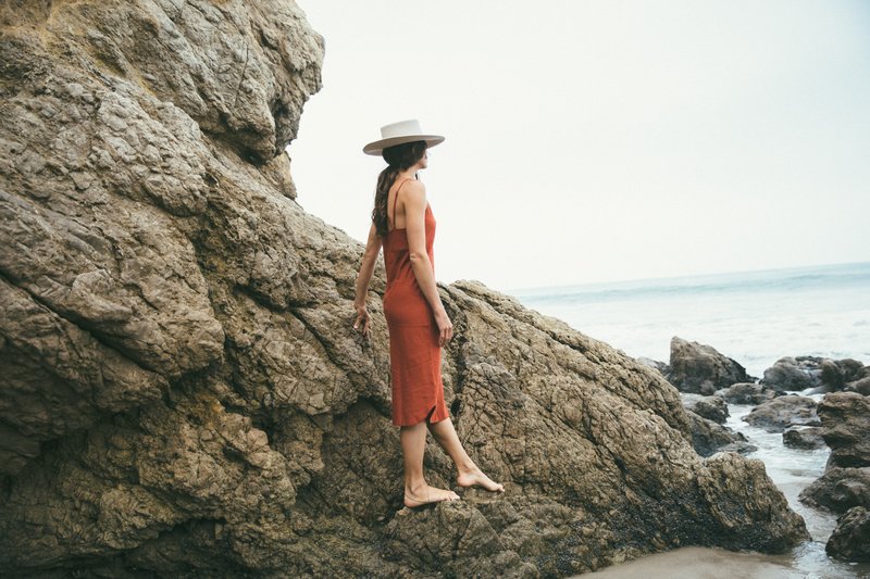 Ozma Silk Noil Slipdress