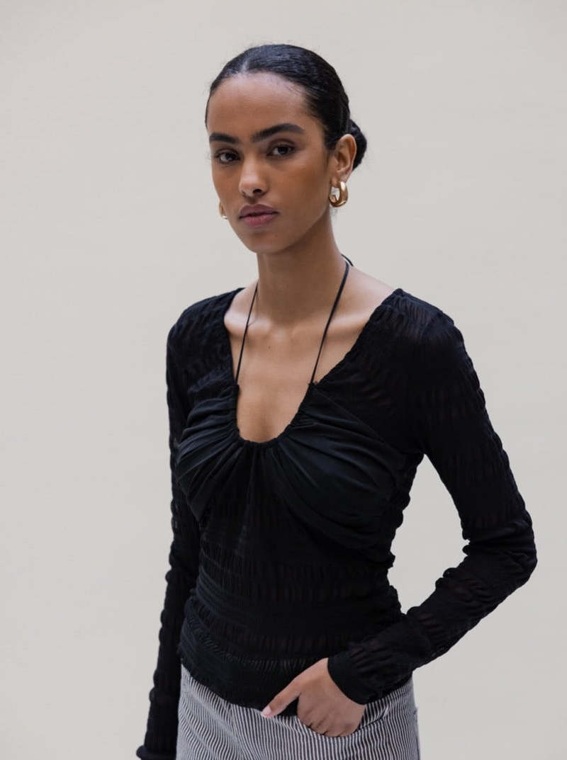 トップス MUSIER paris Musier Paris Anafi Top - Black | Garmentory