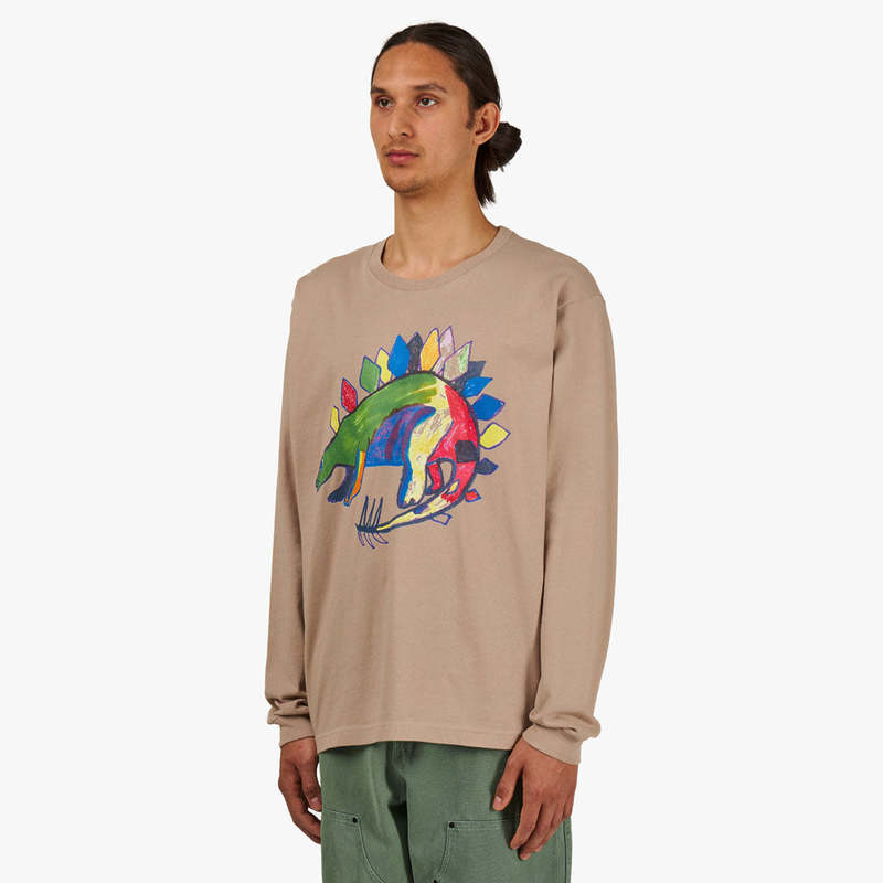 Good Morning Tapes LSD World Peace Dinosaur Long Sleeve T