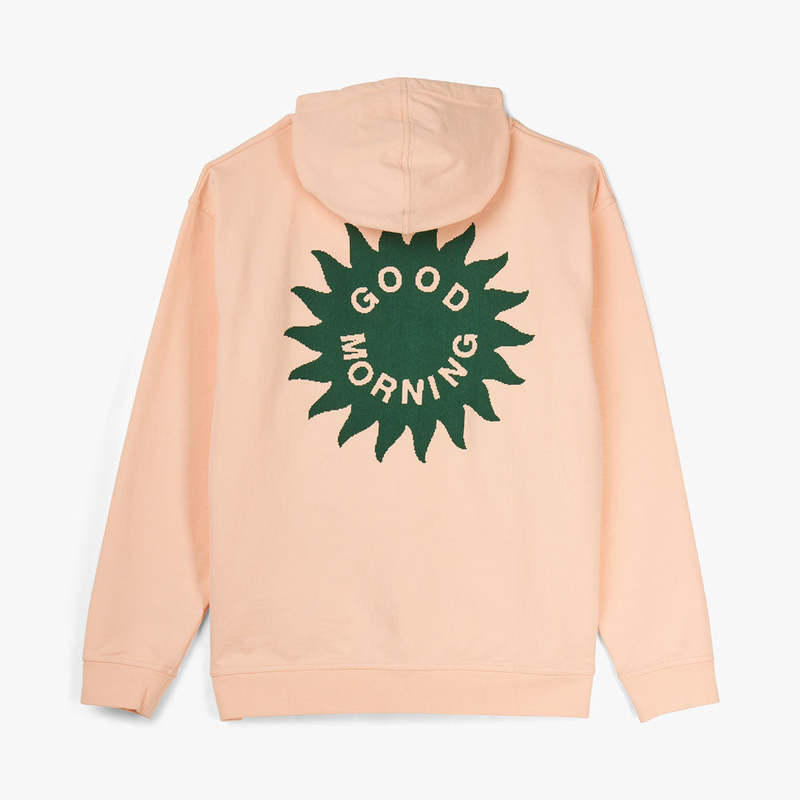 *新作アイテム* Good Morning Tapes Sun Logo Hoodie Good Morning Tapes Sun Logo Hoodie In Leaf - 50% Off