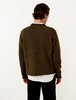 Our Legacy Base Roundneck Dark Olive Needled - Thumbnail 2