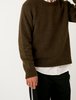 Our Legacy Base Roundneck Dark Olive Needled - Thumbnail 3