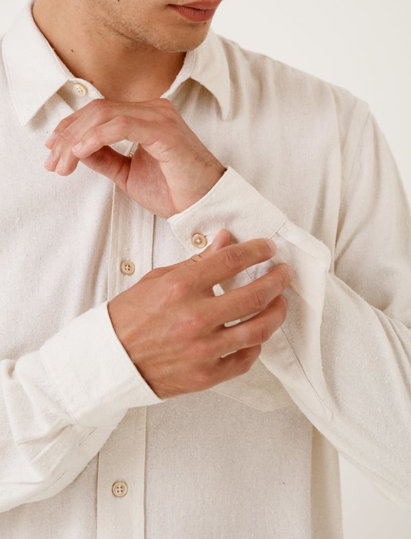 Our Legacy Classic Shirt White Silk | Garmentory