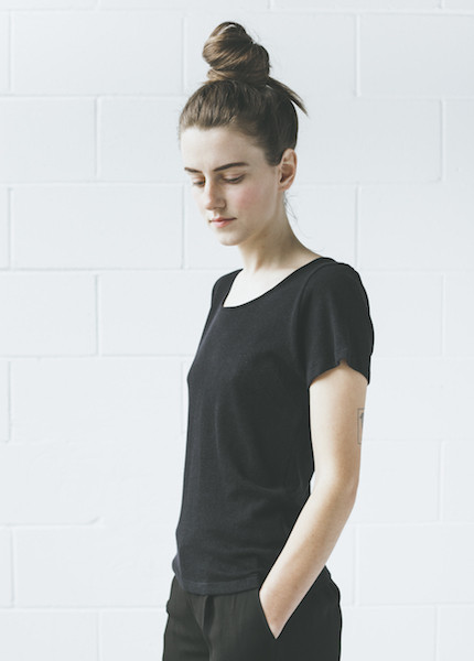 Objects Without Meaning Scoop Neck Tee | Black Objects Without Meaning Scoop Neck Tee | Black