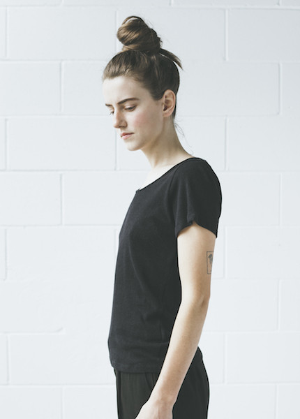 Objects Without Meaning Scoop Neck Tee | Black Objects Without Meaning Scoop Neck Tee | Black