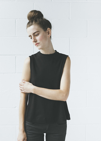 Rag & Bone Charley Mock Neck | Black Rag & Bone Charley Mock Neck | Black