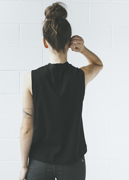Rag & Bone Charley Mock Neck | Black Rag & Bone Charley Mock Neck | Black