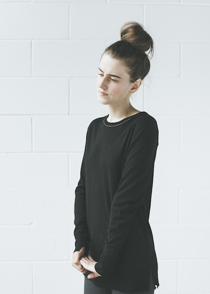 Rag & Bone Leanna Crew | Black Rag & Bone Leanna Crew | Black