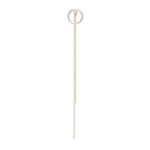 Shahla Karimi 14K Gold Birthstone Hoop Stud W/ Dangle Shahla Karimi 14K Gold Birthstone Hoop Stud W/ Dangle