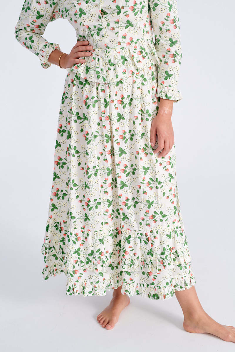 BATSHEVA Pembroke Skirt - Strawberry Field