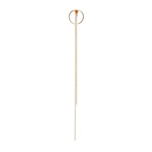 Shahla Karimi 14K Gold Birthstone Hoop Stud W/ Dangle Shahla Karimi 14K Gold Birthstone Hoop Stud W/ Dangle