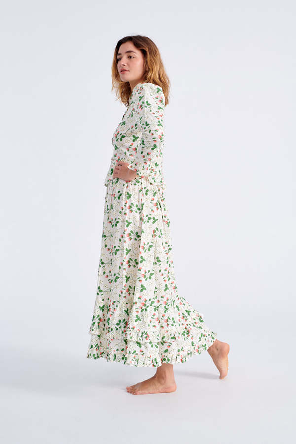 BATSHEVA Pembroke Skirt - Strawberry Field