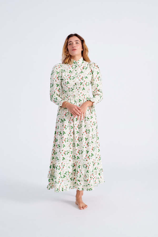 BATSHEVA Pembroke Skirt - Strawberry Field