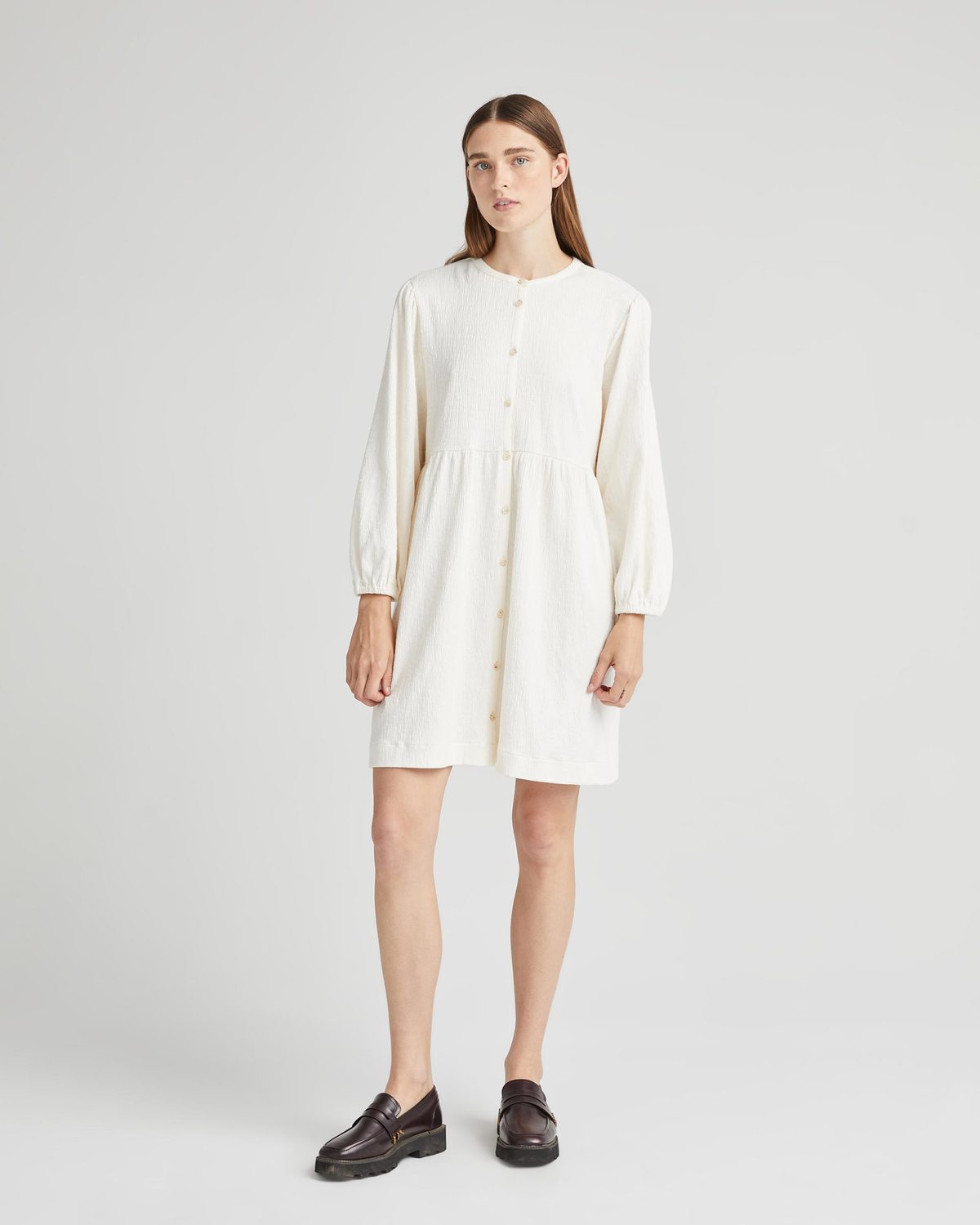 Richer Poorer Womens Cloud Weave Button Up Dress - Multi - Image 3 of 23