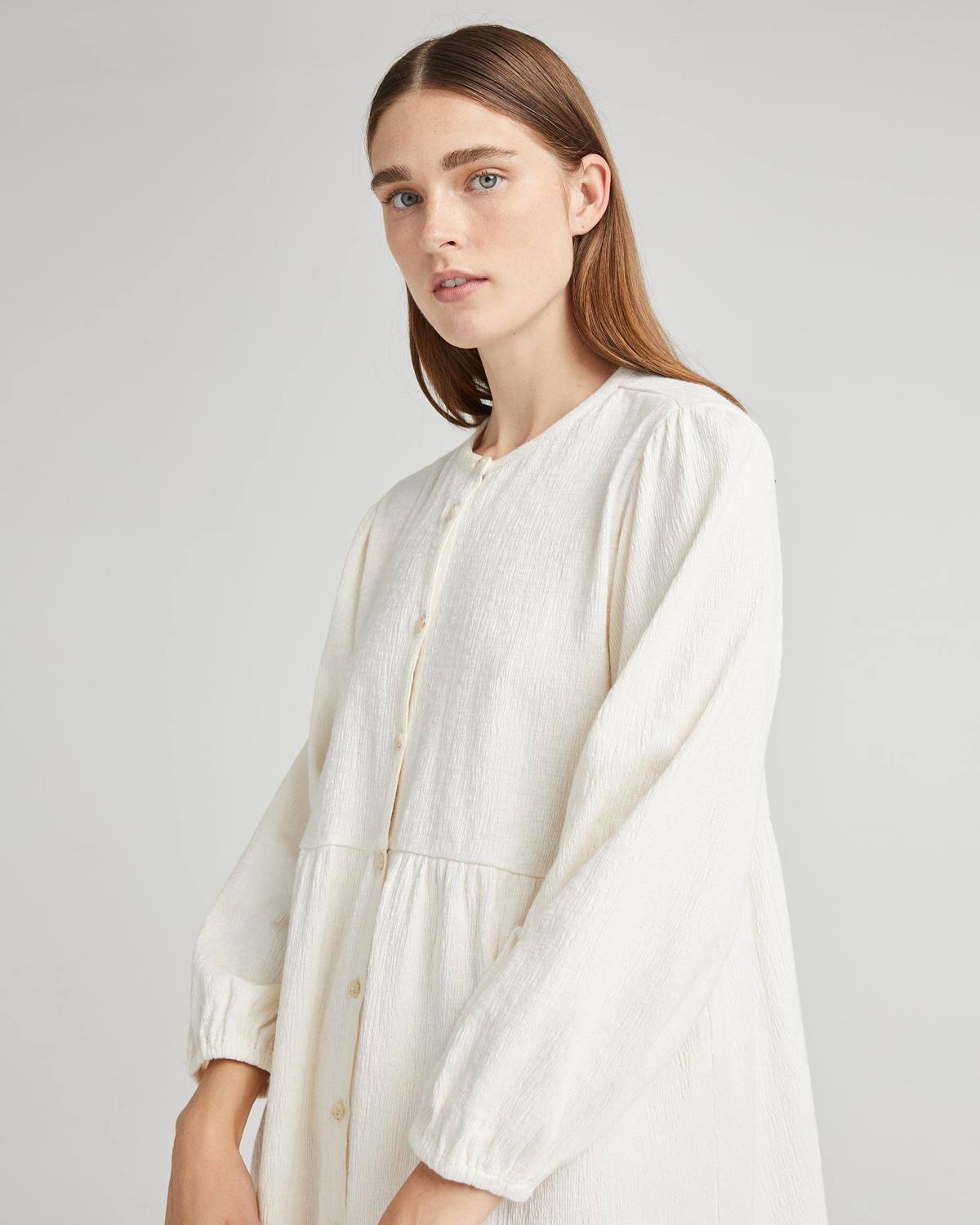 Richer Poorer Womens Cloud Weave Button Up Dress - Multi - Image 5 of 23