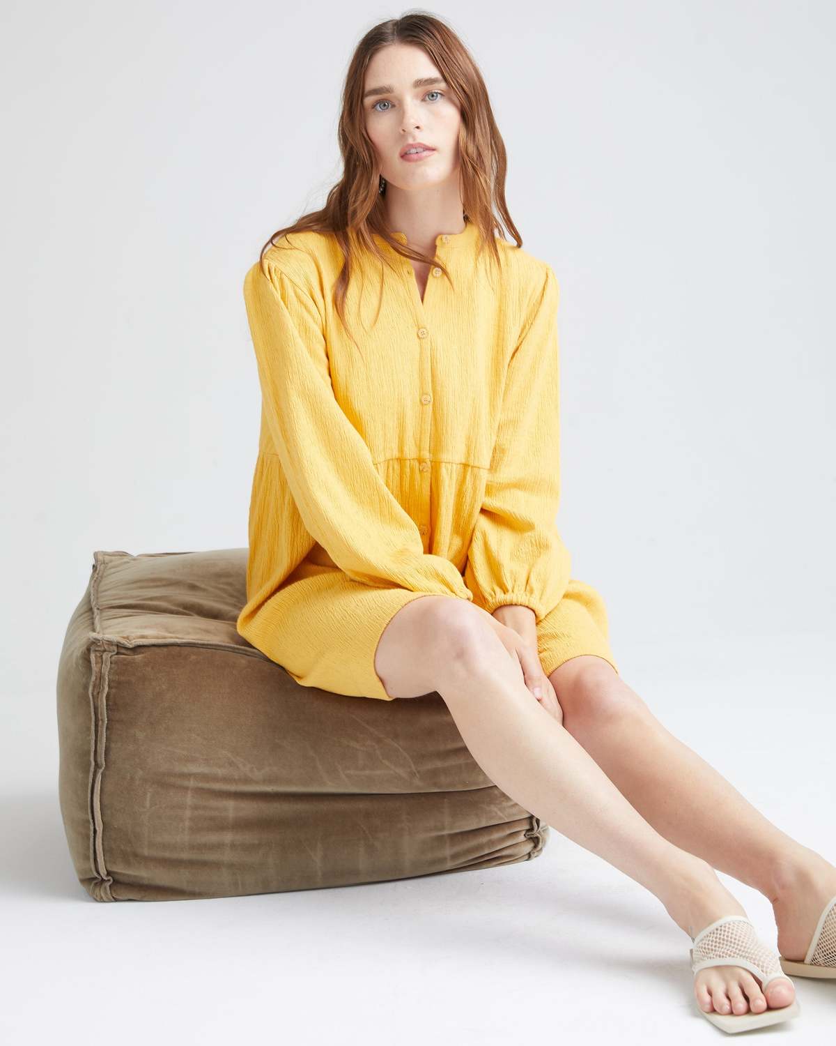 Richer Poorer Womens Cloud Weave Button Up Dress - Multi - Image 19 of 23