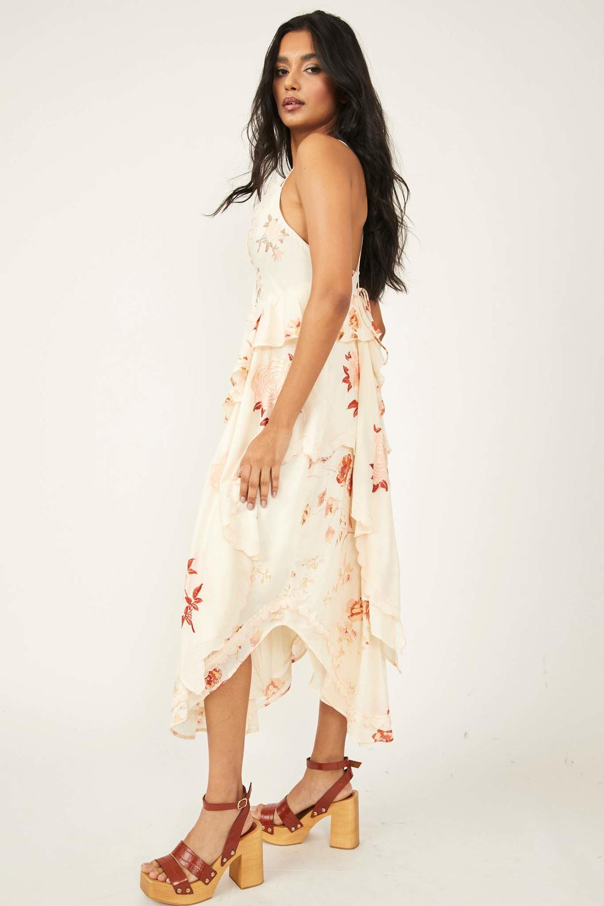 Free People Audrey Printed Maxi - Copper Rose Combo | Garmentory