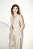 Datura Heavy Linen Vest - Piedra - Thumbnail 1