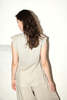 Datura Heavy Linen Vest - Piedra - Thumbnail 3
