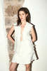 Datura Heavy Linen Vest - White - Thumbnail 1