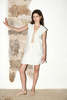 Datura Heavy Linen Vest - White - Thumbnail 2
