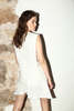 Datura Heavy Linen Vest - White - Thumbnail 4