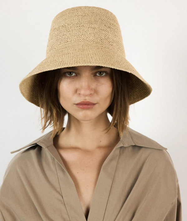 Janessa Leone Felix Bucket Hand in Sand | Worn once Felix Bucket | Janessa Leoné – Janessa Leone main image 4
