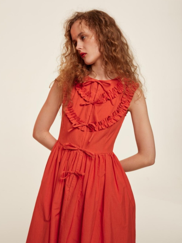 knee length dresses for ladies Free People Via Midi Dress – The Cadillac Cowgirl main image 1