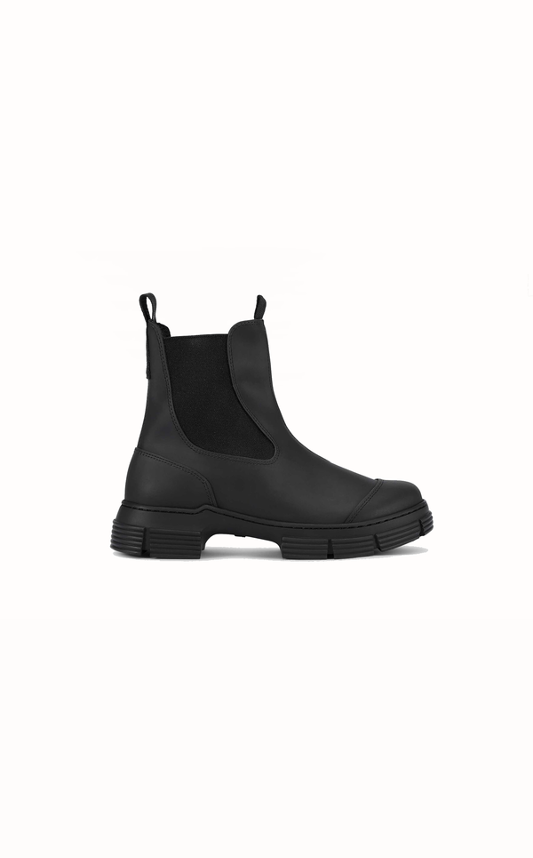 Ganni Recycle Rubber Boots black Garmentory