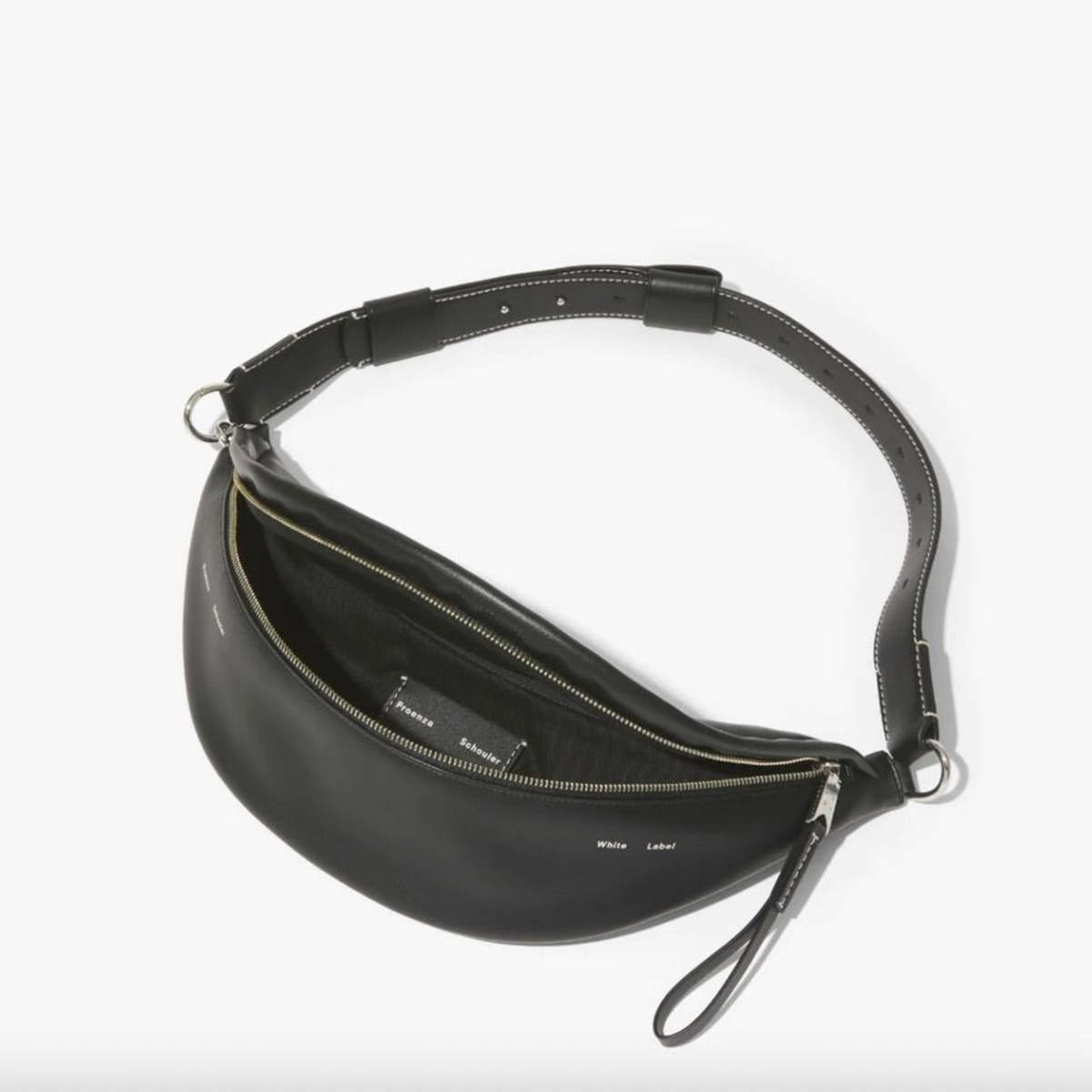 バッグ ProenzaSchouker / StantonLeatherSlingBag Proenza Schouler Stanton Leather Sling Bag - black | Garmentory