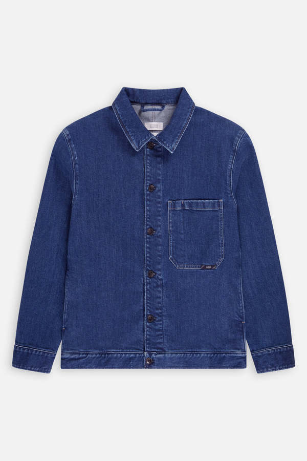 CLOSED Mens Worker Jacket - Mid Blue | Garmentory