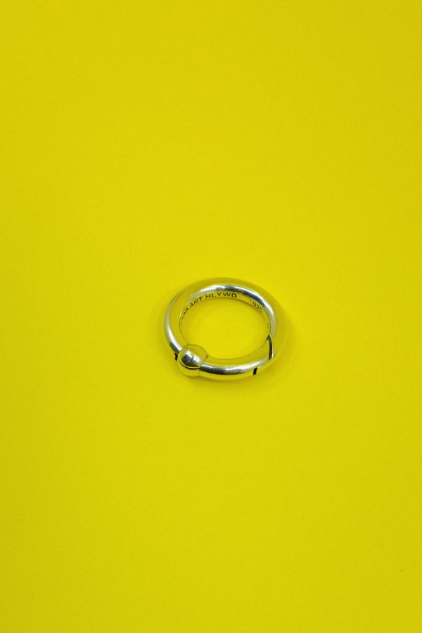 Good Art HLYWD Smooth Spring Ring A - .925 Silver 