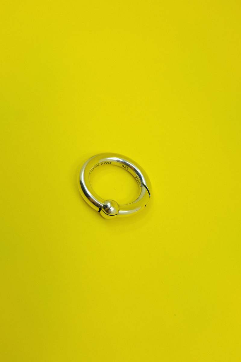 Good Art HLYWD Smooth Spring Ring A - .925 Silver 