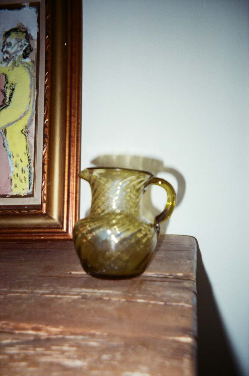 Handblown Glass Pitcher