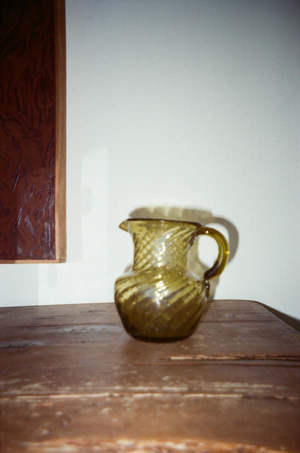 Handblown Glass Pitcher