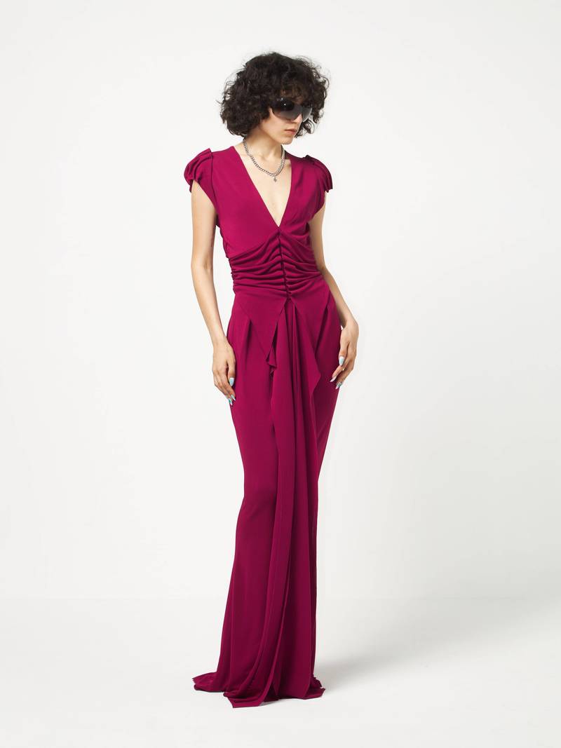 Yves Saint Laurent Evening Dress - Fuchsia