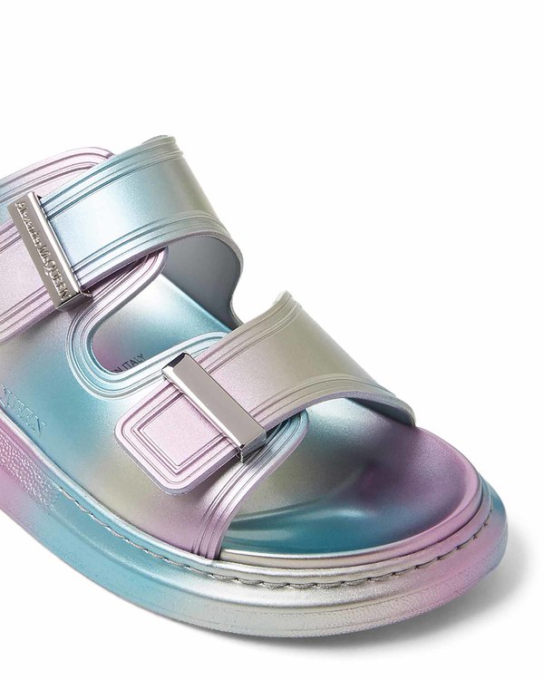 Ladies sandals alexander mcqueen oversized hybrid sandals store