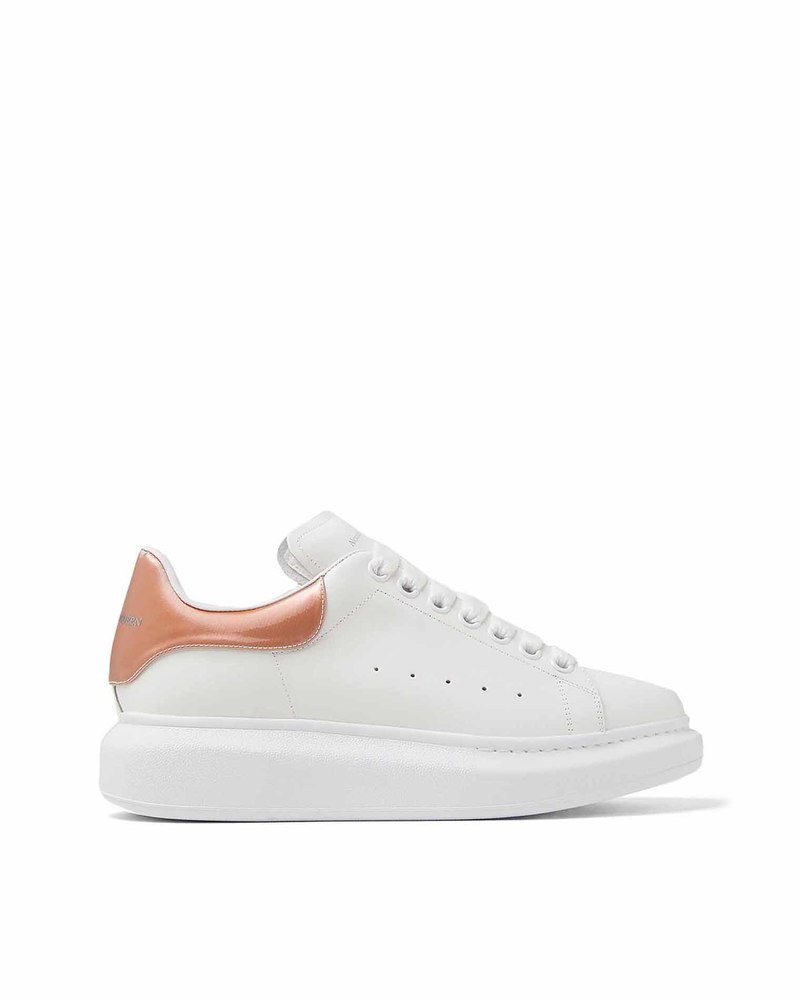 スニーカー ALEXANDER MCQUEEN Larry leather sneakers Alexander McQueen Larry Oversized Leather Sneakers - white