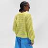 Ganni Relaxed Mohair Cardigan - Egret - Thumbnail 2