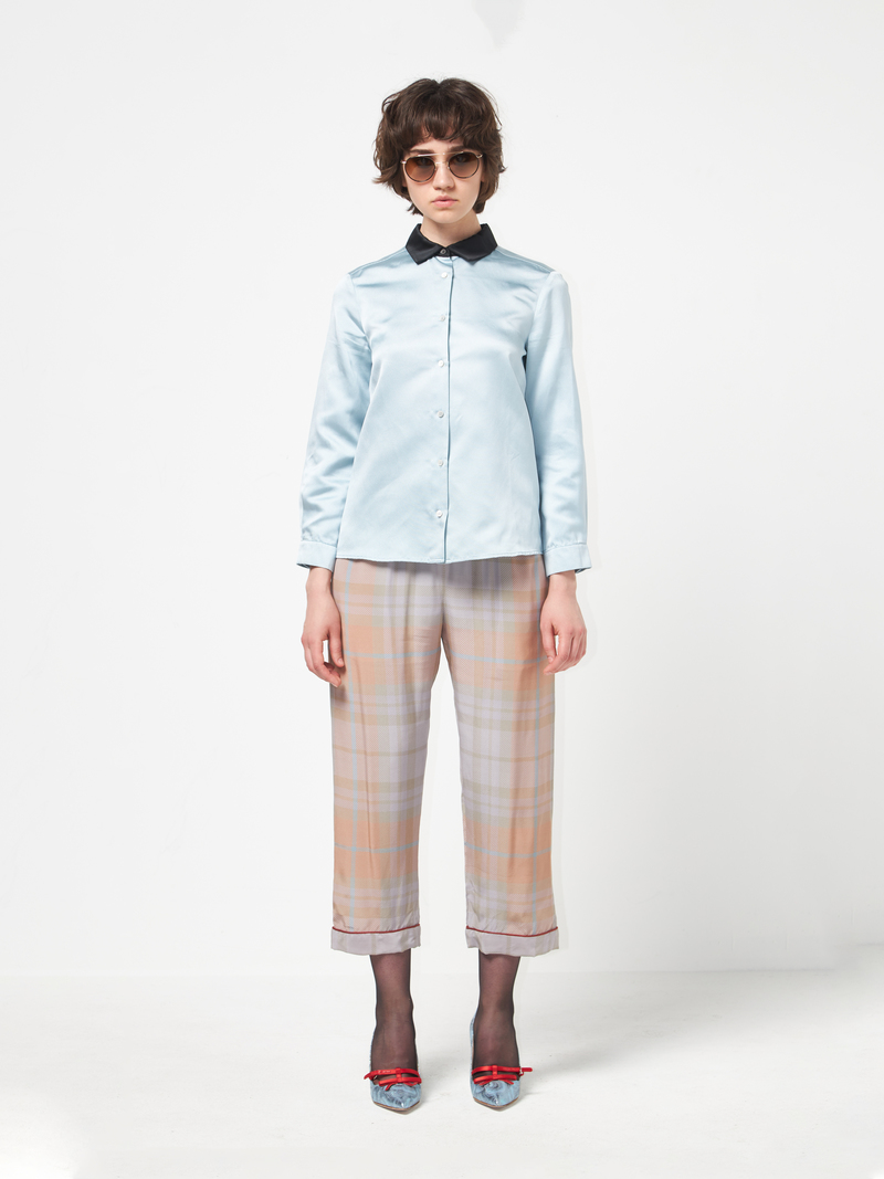 トップス 90s miu miu mesh bow tie shirt archive INTO · INTO