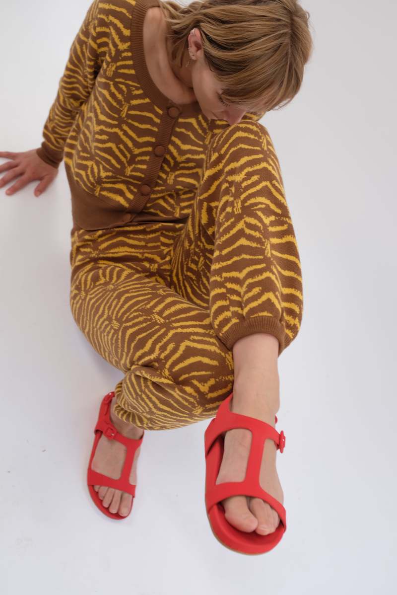 Beklina Vegan Travel Sandal - Cherry Beklina Vegan Travel Sandal - Cherry