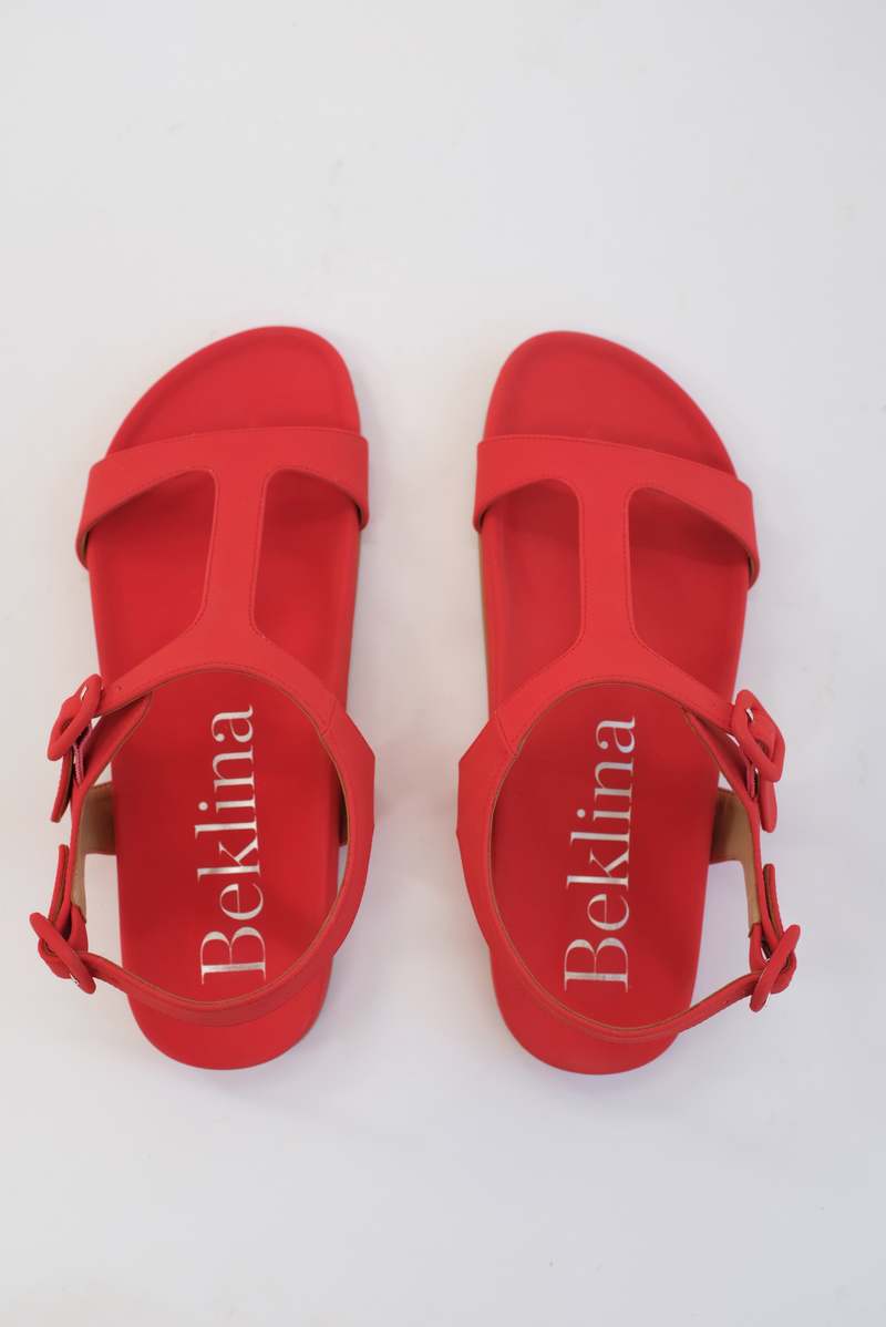 Beklina Vegan Travel Sandal - Cherry Beklina Vegan Travel Sandal - Cherry