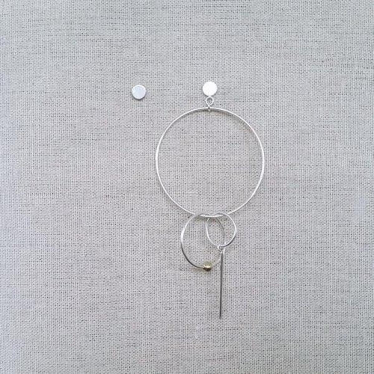 Nepheliad Asymmetrical Earrings - Image 2 of 3