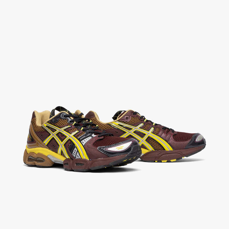 ★人気★ Asics UB3-S Gel-Nimbus 9 Rum Rasin ASICS UB3-S Gel-Nimbus 9 - Rum Raisin/Green Sheen | Garmentory