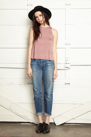 CLAYTON Jenny S/S Top | Rust Rain CLAYTON Jenny S/S Top | Rust Rain