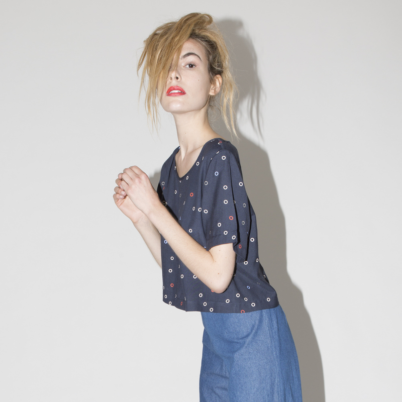 Ali Golden WOVEN T-SHIRT